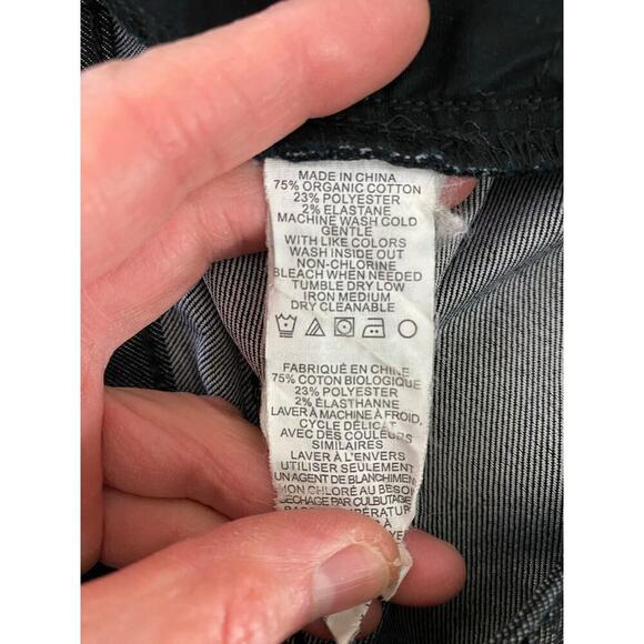 prAna Kara Women's 4/27 Gray Organic Cotton Blend Skinny Jeans - Picture 5 of 7